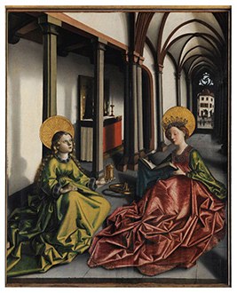 Conrad WITZ, Vers 1439 - 1444, huile sur bois, Musée de l'Œuvre Notre-Dame