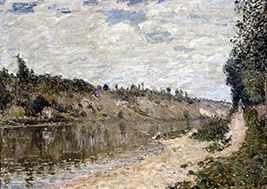 Alfred SISLEY, 1884, peinture à l'huile, MAMCS