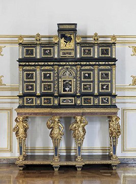 Atelier parisien, vers 1675, ébène, étain et bronze, Musée des arts décoratifs   
