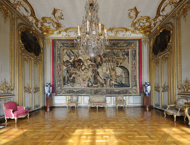 Le salon d’Assemblée ou cabinet du Roi, palais Rohan. Crédits : Musées de Strasbourg / M. Bertola.