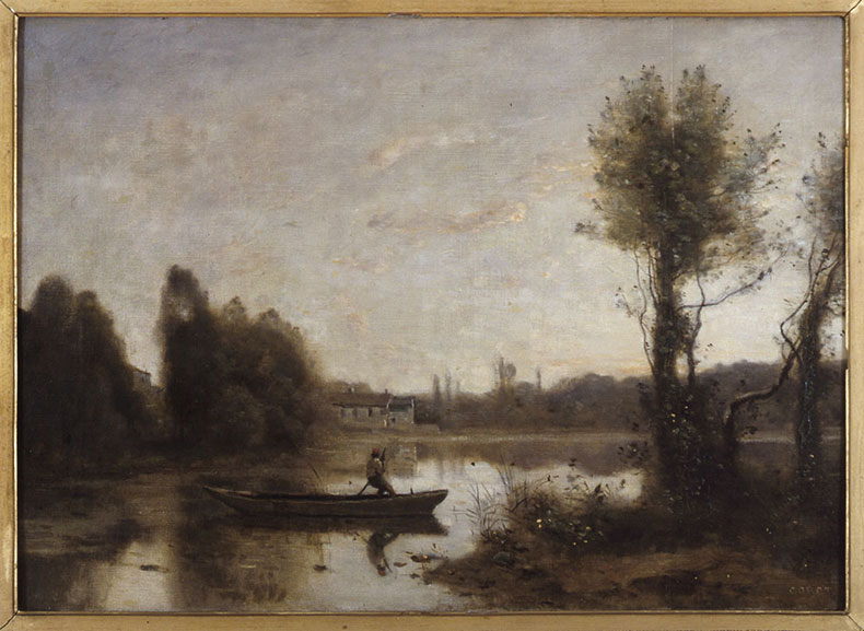 L’Etang de Ville d’Avray, Corot, Musée des Beaux-arts. Crédits : Musée de Strasbourg.