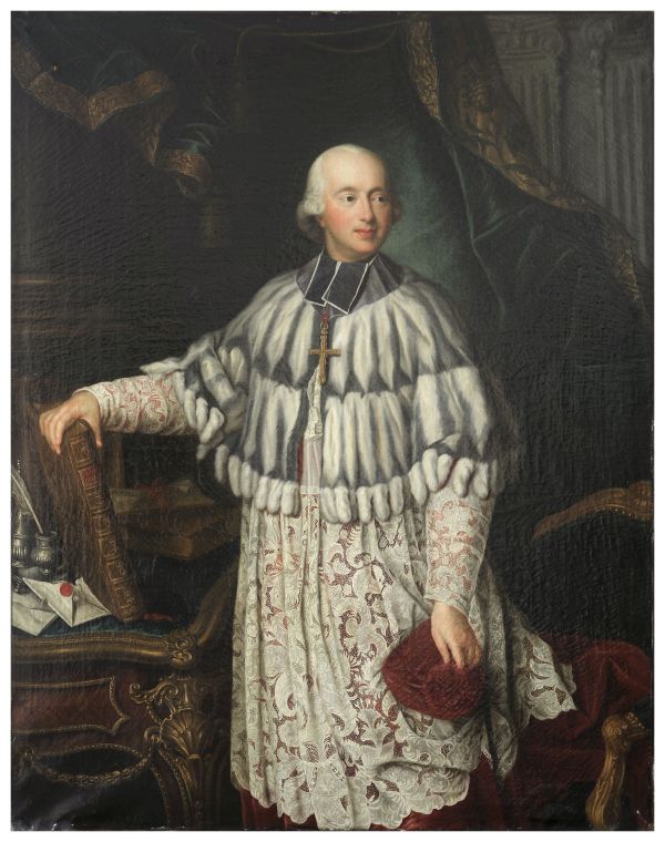 Un salon aristocratique vers 1780